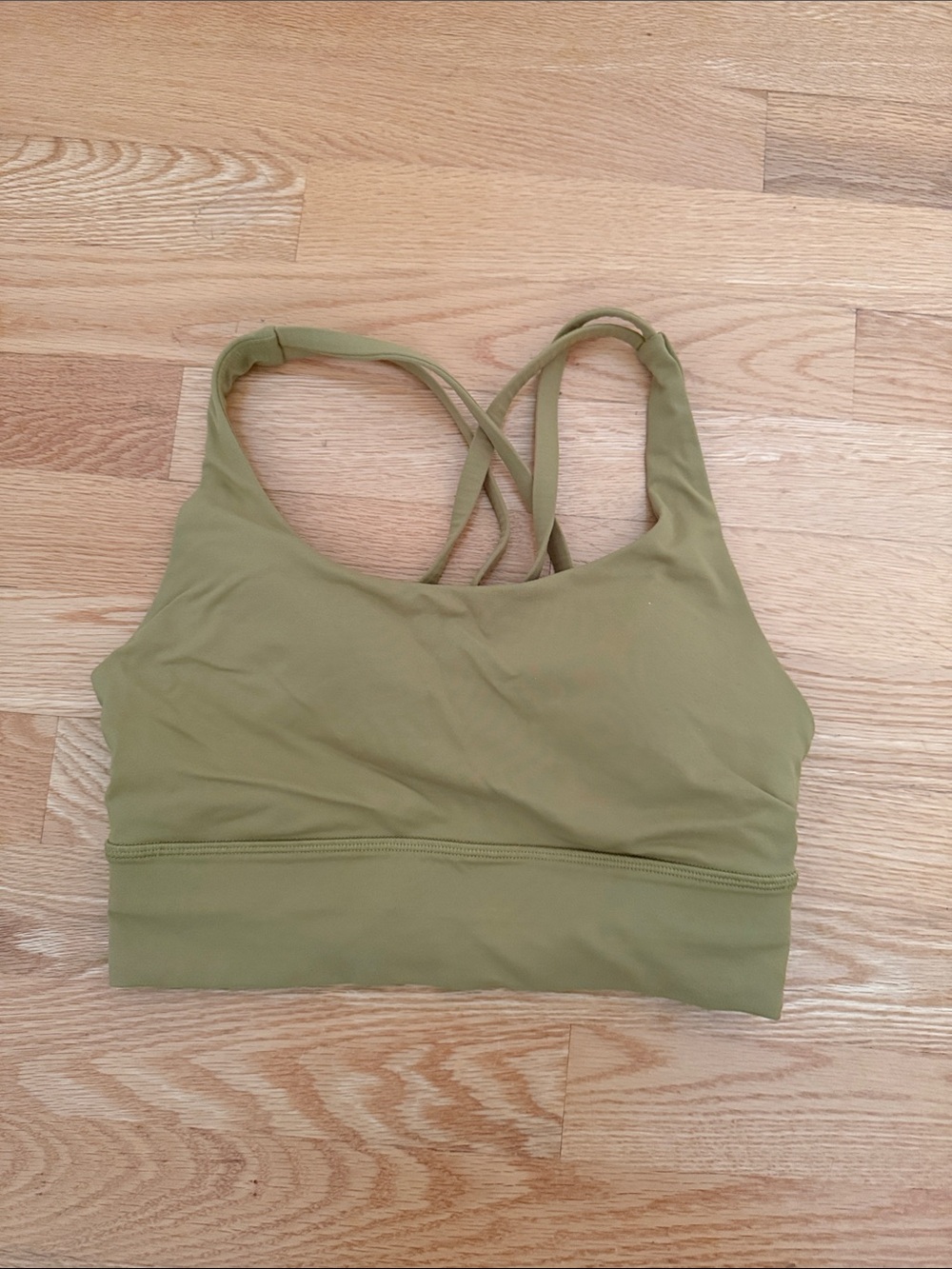 Olive/Chartreuse Lululemon Sports Bra